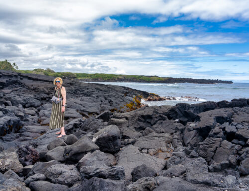 De dag van black beach